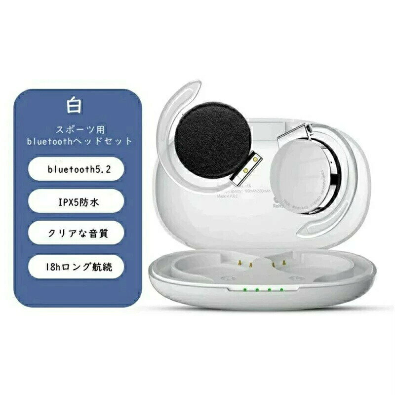 アイスレースの/送料無料/耳掛け スポーツイヤホン Bluetooth 5.3 ランニング イヤホン スポーツ イヤホン マイク内蔵 Type-C充電 Bluetooth イヤホンノイズキャンセリング ワイヤレス イヤホン 可能 運動/通勤通学/在宅勤務適用｜アングル2