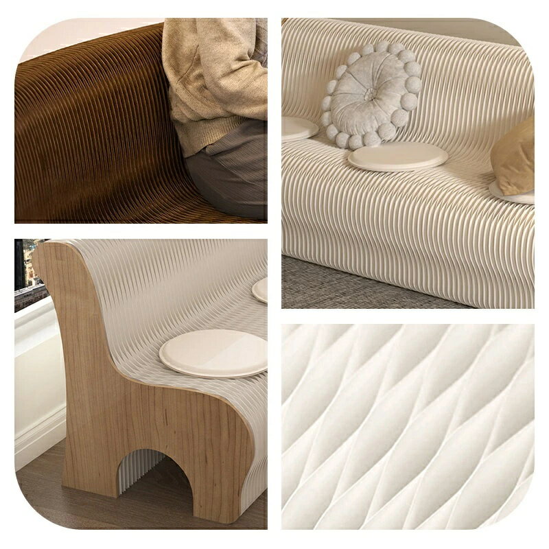 【 SALE】美しいクッションを贈る折りたたみペーパーチェア 折りたたみペーパースツール スタイリッシュ 伸びる 紙 伸縮 家庭用シッティングチェア 自宅 寝室 リビングルーム 装飾 紙製 おりたたみ 自由に伸びるイス 軽量 防水 耐荷重 オフィス 北欧風 プレゼント ジャバラ