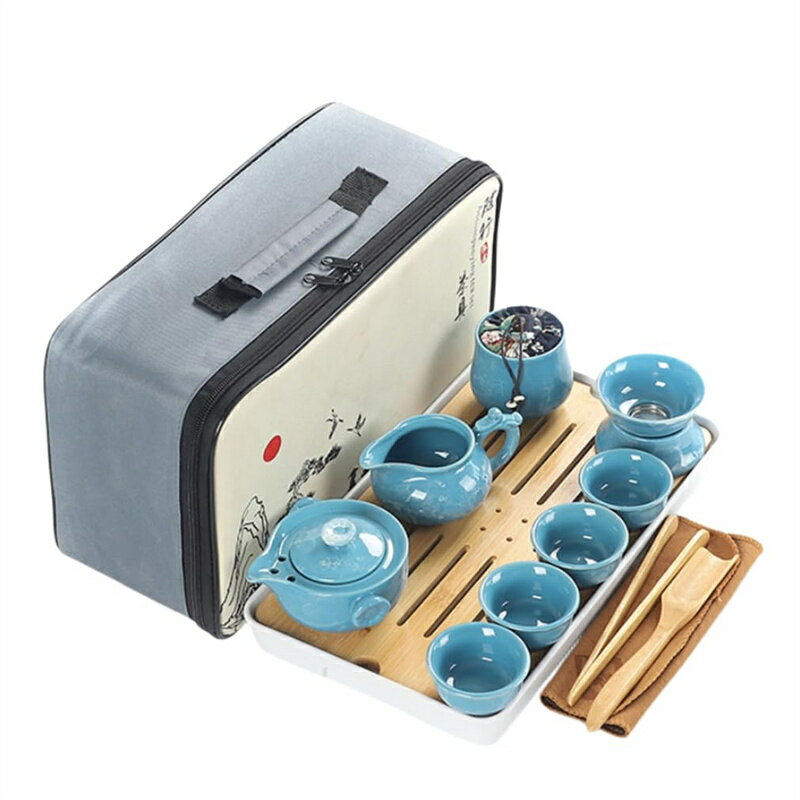茶器 陶器製ティーセット セット 急須 湯呑みセット茶器揃 陶磁茶具セット 茶皿 旅行ティーセット 功夫..