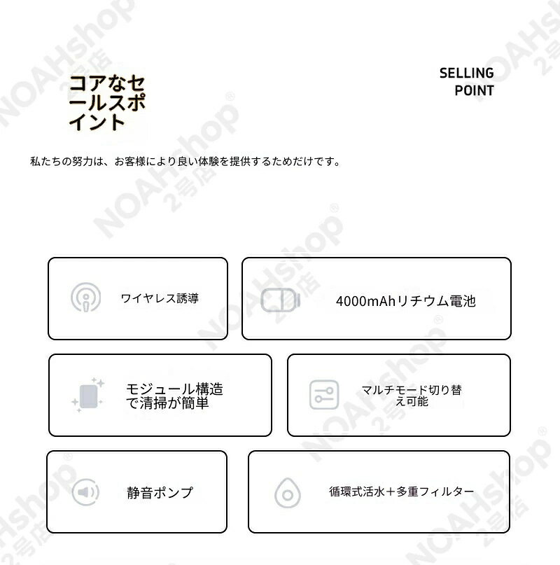 アイスレースのSALE！【一年保証】【2026新登場】ワイヤレス ペット用給水器 4L 大容量 見える窓 自動循環 猫・犬用｜アングル3
