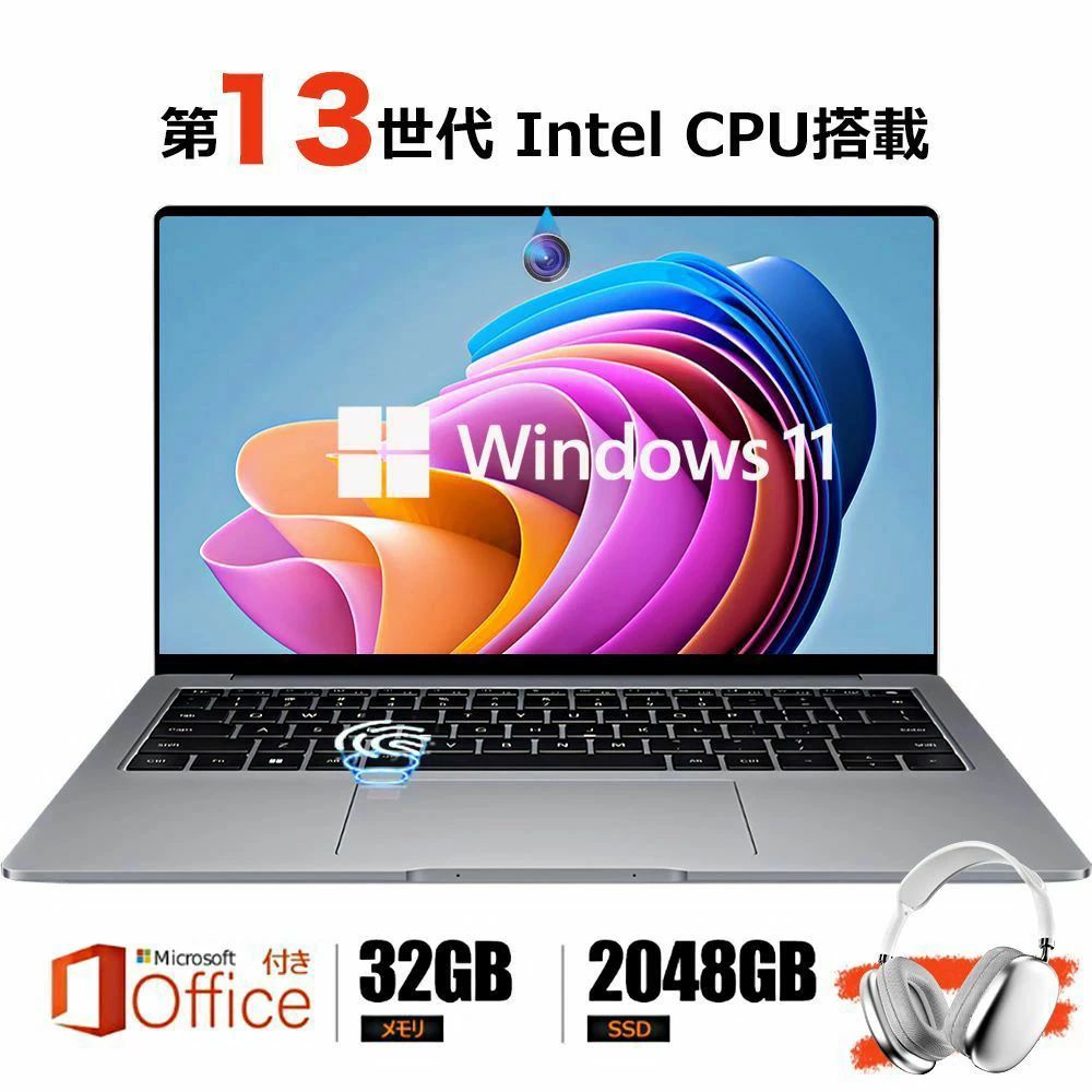 �ڻ�ǯ�ݾڡۥѥ����� �Ρ��ȥѥ����� office�դ� ��13���� CPU �ե�HD�վ� ����ǽ���� 32GB SSD 2TB ����ǧ�� ��ѥե�z�� �ӥ��ͥ� �鿴�Ը��� �������� �ѥ���Windows11 Pro �Ρ���PC laptop