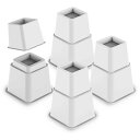 5/5限定☆全品10%OFF!【8個セット】高さ調整 継ぎ脚 かさ上げ テーブル脚 DEWEL かさ上げ台 かさ上げパッド 高さ調節 家具 家電 洗濯機 ベッド...