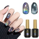 4/30限定☆全品10%OFF!【新入荷】マグネットジェル キャッツアイジェル 2色 8ml 磁石付き Biutee 微粒子ラメ ホロ 眩しい虹色 レーザーグリ...