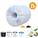 10月20日限定10%OFF!軟水化フィルター 8枚セット ペット給水器専用フィルター 丸い自動給水器用フィルター 活性炭フィルター フィルター ピュアクリに対応 猫用 犬用 ペット 水 水飲み 自動給水器 交換用フィルター 抗菌活性炭