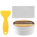 ★☆スーパーSALE限定P5倍●10%割引★☆パテ 木工パテ ネジ穴 補修 ウッドパテ 200g 穴埋めパテ 木材補修用パテ 木製テーブル、戸棚、床、ドアを補修 スクレーパー付き サンドペーパー付き ホワイト SEISSO
