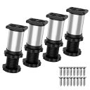 15日限定全品10%OFF!【新入荷】ステンレス製 太いジャッキ 洗濯機置き台 交換用 取替え DEWEL DIY用 4個入り 高さ調整10~13cm 底の直径5.5cm 高耐久性 交換部品