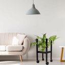 ★7月30日限定★全品10%OFFフラワースタンド 花台 観葉植物 台 屋外室内 キャスター付き おしゃれ 植木鉢台 鉄製 調整可能 植木台 花ポットホルダ 鉢...