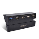 全品P5倍★10日限定10%OFF!PS4用 USBハブ 初期本体用 Iseebiz USB拡張USB3.0搭載 ケーブル不要 デザイン一体型
