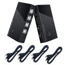 【LINE友達限定5%OFF】USB切替器 USBハブ 4入力4出力 ES-Tune 4ポート USB2.0 4台用 MAC OS対応 キーボード マウス プリンター パソコン 切替器