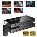 15日限定☆全品10%OFF!【新入荷】マルチビューワー HDMI画面分割器 4K対応 HDMI1.4・4K@30HZ 6種の分割モード 画面チャンネルと音声チャンネルは分けて出力 日本語取扱説明書付(2)