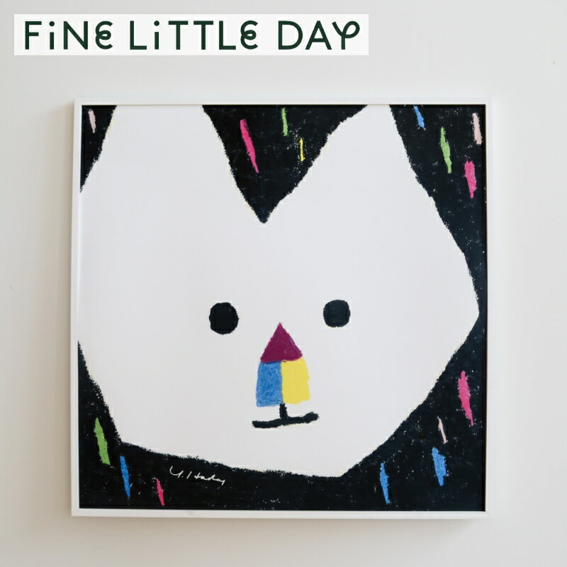 Fine Little Day ファインリトルディ アートポスター HOUSE CAT ヨシコハダ 40×40cm 北欧 インテリア ..