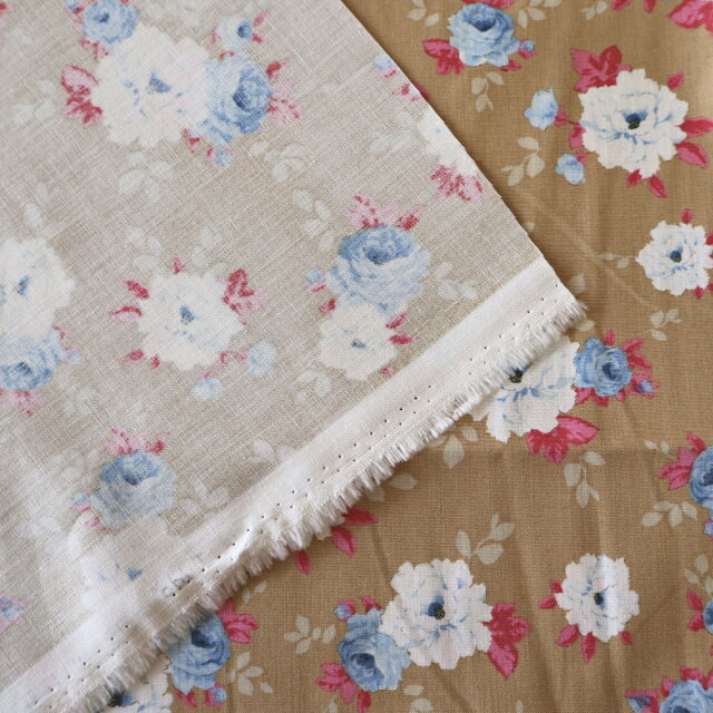 【セール20％OFF】 ティルダ 生地 パニラ サンド ベージュ Tilda ファブリック Pernille 110cm巾 10cm単位 布 手芸 かわいい おしゃれ 小さい柄 花柄 バラ 小花 緑 北欧 icentery-10004846 InteriorCenter サンプル画像3