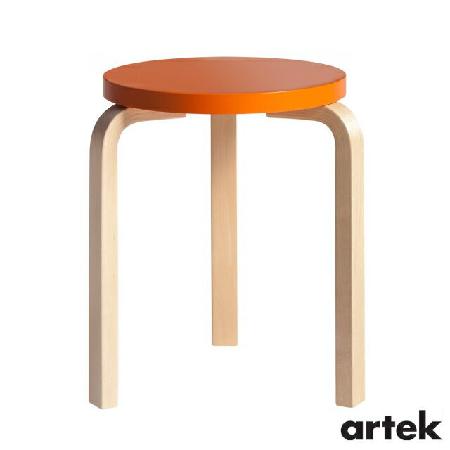 ARTEK（アルテック） スツール60 （椅子） 3本脚 パイミオカラー オレンジ Stool60 家具