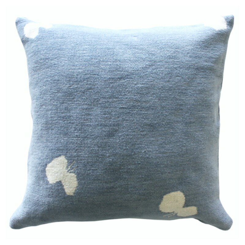 [KLIPPAN（クリッパン）]　クッションカバー 45cm角 CHOUCHO ブルー