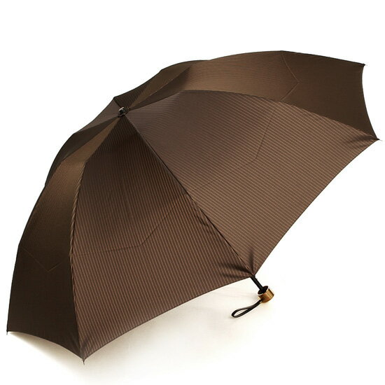 【送料無料】RAMUDA 60×8カーボンミニカサ ブライトストライプ (ブラウン)【傘屋伝七/91430303br】【楽ギフ_包装】