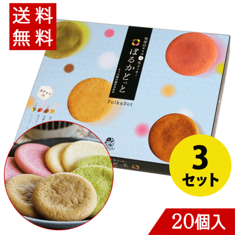 琉球白チョコin生クッキー ぽるかどっと20個入×3箱