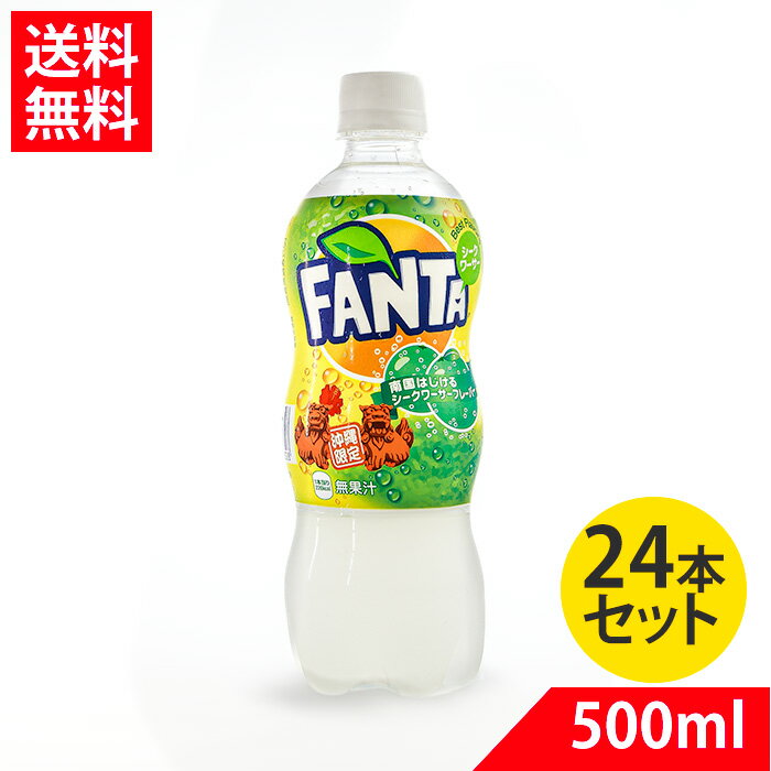 ファンタ 沖縄限定 シークワーサー 500ml×24本セット シークヮーサー ベストフレーバー コカ・コーラ 送料無料 ケース販売