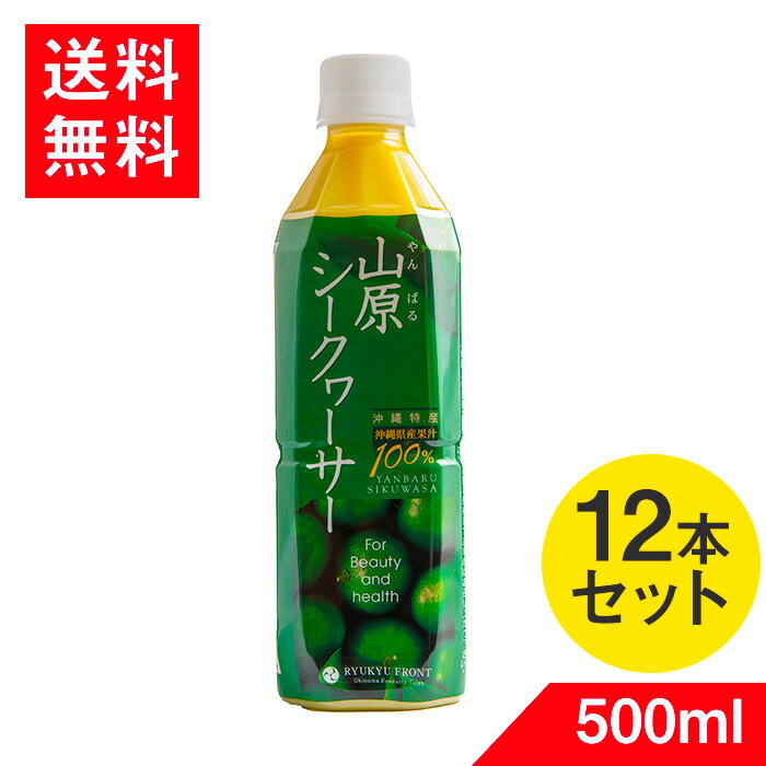 山原シークワーサー 500ml 12本入 送料無料 シークヮーサー ジュース 果実 青切り 100％