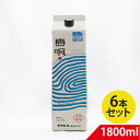 琉球泡盛 島唄 30度 1800ml 紙パック 6本セット |しまうた まさひろ酒造