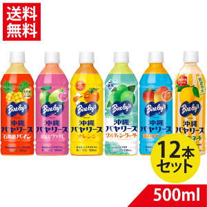 【選べるセット】沖縄バヤリース グァバ マンゴー シークヮサー オレンジ 島レモネード 500ml×12 果汁3%から10% 沖縄限定