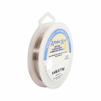 Artistic Wire(アーティスティックワイヤー) ロングスプールス(業務用) ノンターニッシュシルバー 0.4mm×約96m 26【同梱・代引き不可】