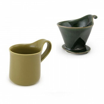 ZERO JAPAN(ゼロジャパン) ドリッパー＆カフェマグセット ドリッパートレイ付 DMZ-16 AGN/KHI【同梱・..