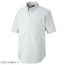 アイトス 半袖T/Cオックスボタンダウンシャツ(男女兼用) ホワイト LL 7823【同梱・代引き不可】(4)