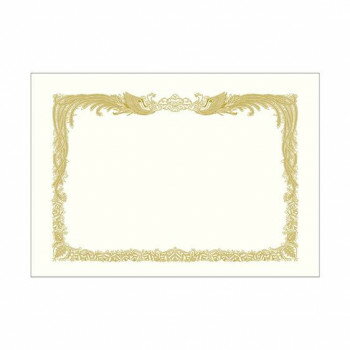 タカ印 賞状用紙 ケント紙 みの判 縦書用 10-5032 100枚【同梱・代引き不可】