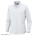 アイトス 長袖オックスボタンダウンシャツ(両ポケットフラップ付)(男女兼用) ホワイト LL 7880【同梱・代引き不可】(4)