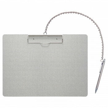 ナカキン アルミ用箋(チェーン+ペン付) 10枚セット AS-A4S-P【同梱・代引き不可】