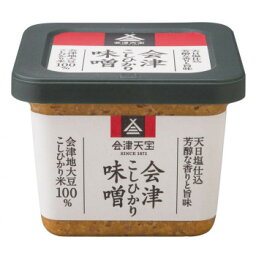 会津天宝 会津こしひかり味噌 500g ×6個セット【同梱・代引き不可】