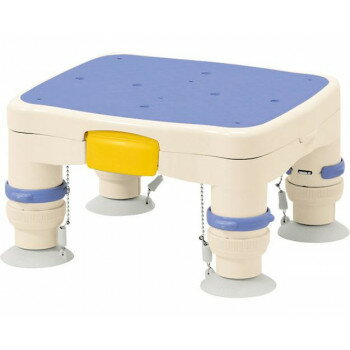 安寿 高さ調節付浴槽台R「かるぴったんミニ すべり止めシートタイプ 536-483 ブルー 258870 S0338【同梱・代引き不可】