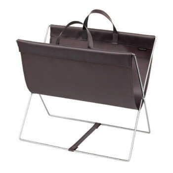 日本製 SAKI(サキ) セルフワゴン レザー調PVC Mサイズ R-357 ブラウン【同梱・代引き不可】