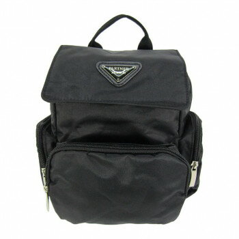優美社　5Y49-00　Partner （パートナー） 三つポケット多機能リュック ブラック【同梱・代引き不可】