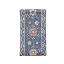 東京かんかん ビーズ刺繍メガネケース ブルー M42-2702BL【同梱・代引き不可】(4)