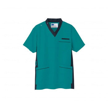 自重堂 WHISEL 男女兼用スクラブ WH11685 ターコイズブルー 3L WH11685 200004【同梱・代引き不可】(4)