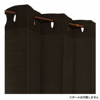 Arie(アーリエ) 間仕切カーテン シキルクン 100×260 BR 725945100260085【同梱・代引き不可】