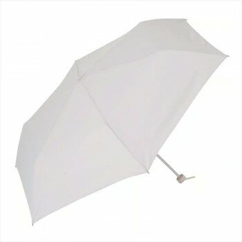 晴雨兼用折畳傘 ピーチドロップ耐風ミニ55 オフホワイト 1660【同梱・代引き不可】