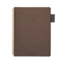 LIHIT LAB.(リヒトラブ) オープンリングノート(合皮表紙) A5 S型(タテ型) ブラウン N-2993-9【同梱・代引き不可】(3)