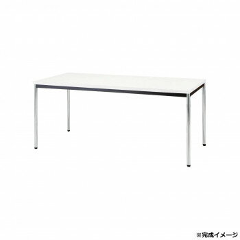 藤沢工業(TOKIO)　ミーティングテーブル　TDW-1890M ホワイト【同梱・代引き不可】