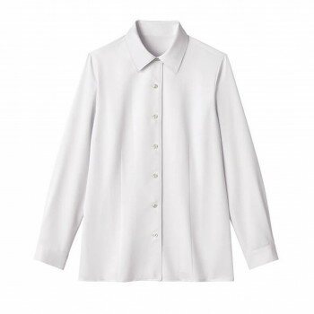 サーヴォ GROW-AW 長袖 ブラウス ホワイト 13号 GBLL-1868-A1【同梱・代引き不可】