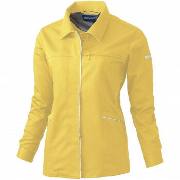 桑和 612 レディース長袖スモック 3Lサイズ マスタード(92) Absolute GEAR【同梱・代引き不可】