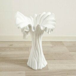 フラワーベース 花瓶 ホワイト 1212USC014【同梱・代引き不可】