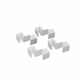 転倒防止金具 中間1連用接続板 ニューグレー UTK-2【同梱・代引き不可】