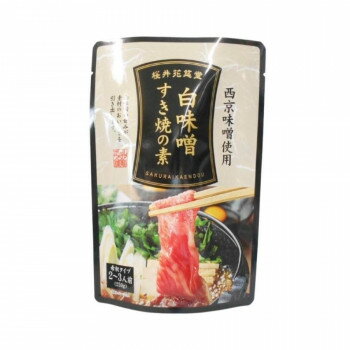 ポールスタア 桜井花筵堂　白味噌すき焼の素 250g×36本【同梱・代引き不可】