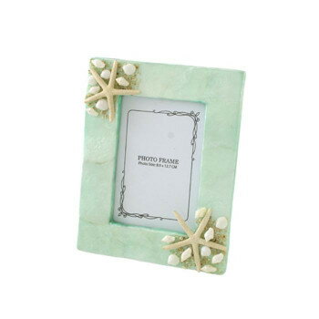 カピスシェルフォトフレーム ライトブルー 19516801001【同梱・代引き不可】