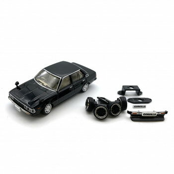 ビ-エムクリエイションズ トヨタ カローラ E70 ブラック RHD 1/64スケール 64B0218【同梱・代引き不可】