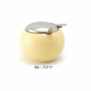 ZEROJAPAN(ゼロジャパン) 丸型コンテナM　シュガーレードル付　BKK-03　BA・バナナ【同梱・代引き不可】