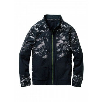 桑和 0328-10 長袖ブルゾン Lサイズ マルチブラック(411) G.G.【同梱・代引き不可】