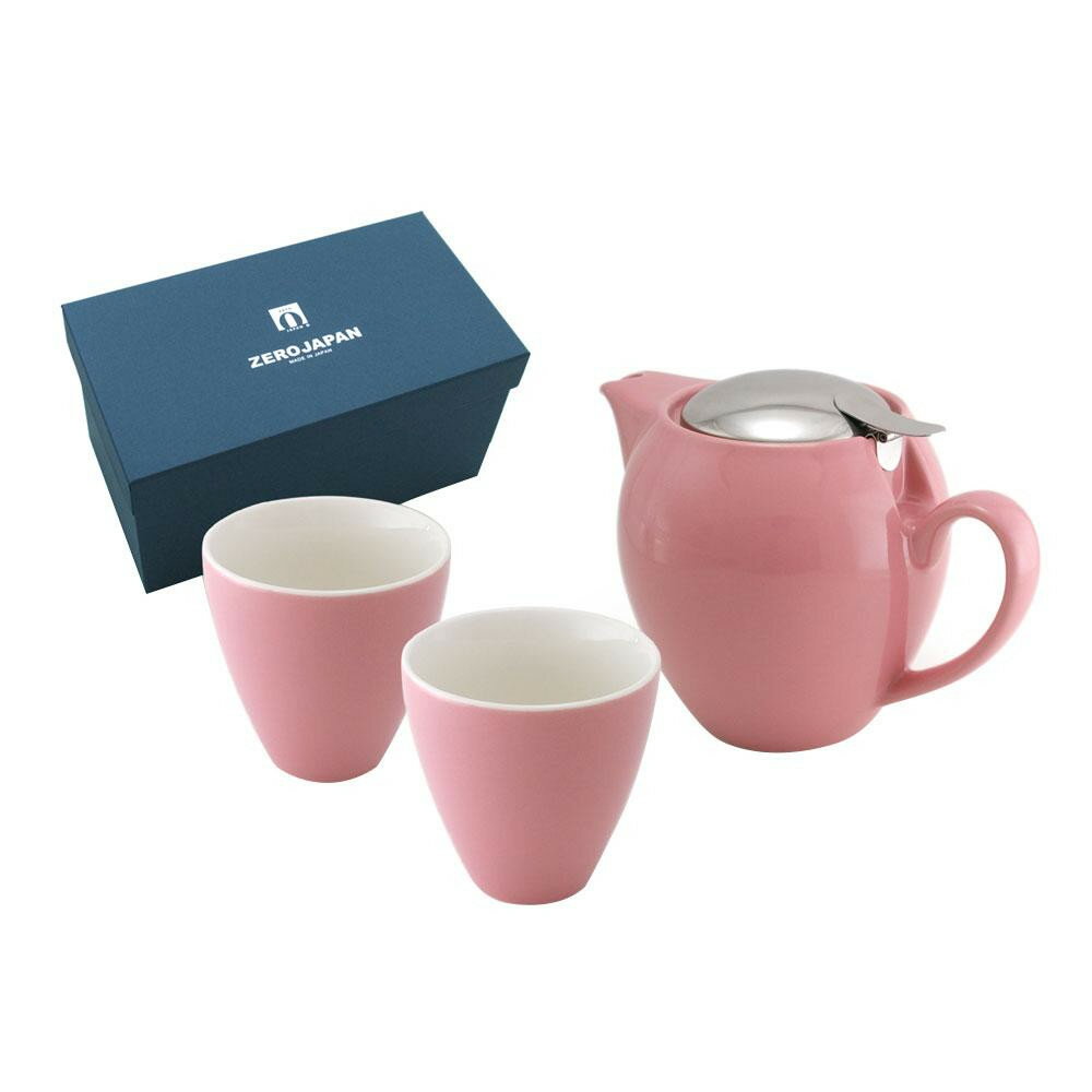 ZERO JAPAN ユニバーサルティーポット4人用+ティーカップトール×2 ZG-004 ROS・ローズ【同梱・代引き不可】